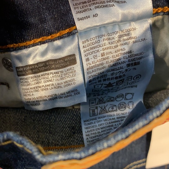 LEVIS 505 Stretch Straight Leg Jean 33x30 NWT - Picture 8 of 8